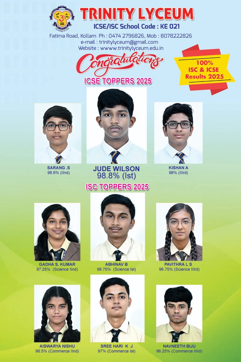 ICSE/ISC 2025 Toppers